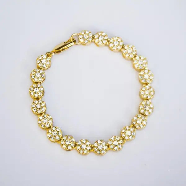 10mm Iced Sunflower Bracelet - The Gifted Few