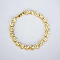 10mm Iced Sunflower Bracelet - The Gifted Few