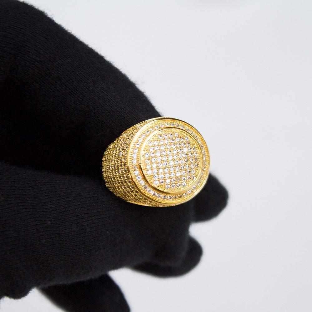 Premium Fully Iced Circle Ring - The Gifted Few