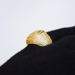 Premium Fully Iced Circle Ring - The Gifted Few