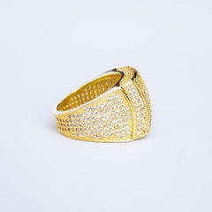 Premium Fully Iced Square Ring - The Gifted Few