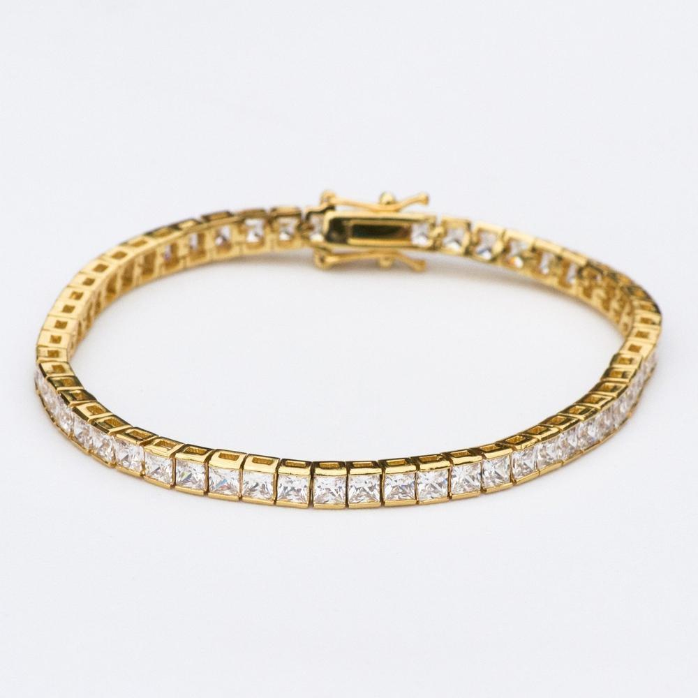 Square Cut Tennis Bracelet - The Gifted Few