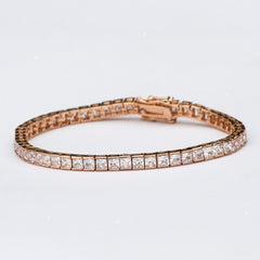 Square Cut Tennis Bracelet - The Gifted Few