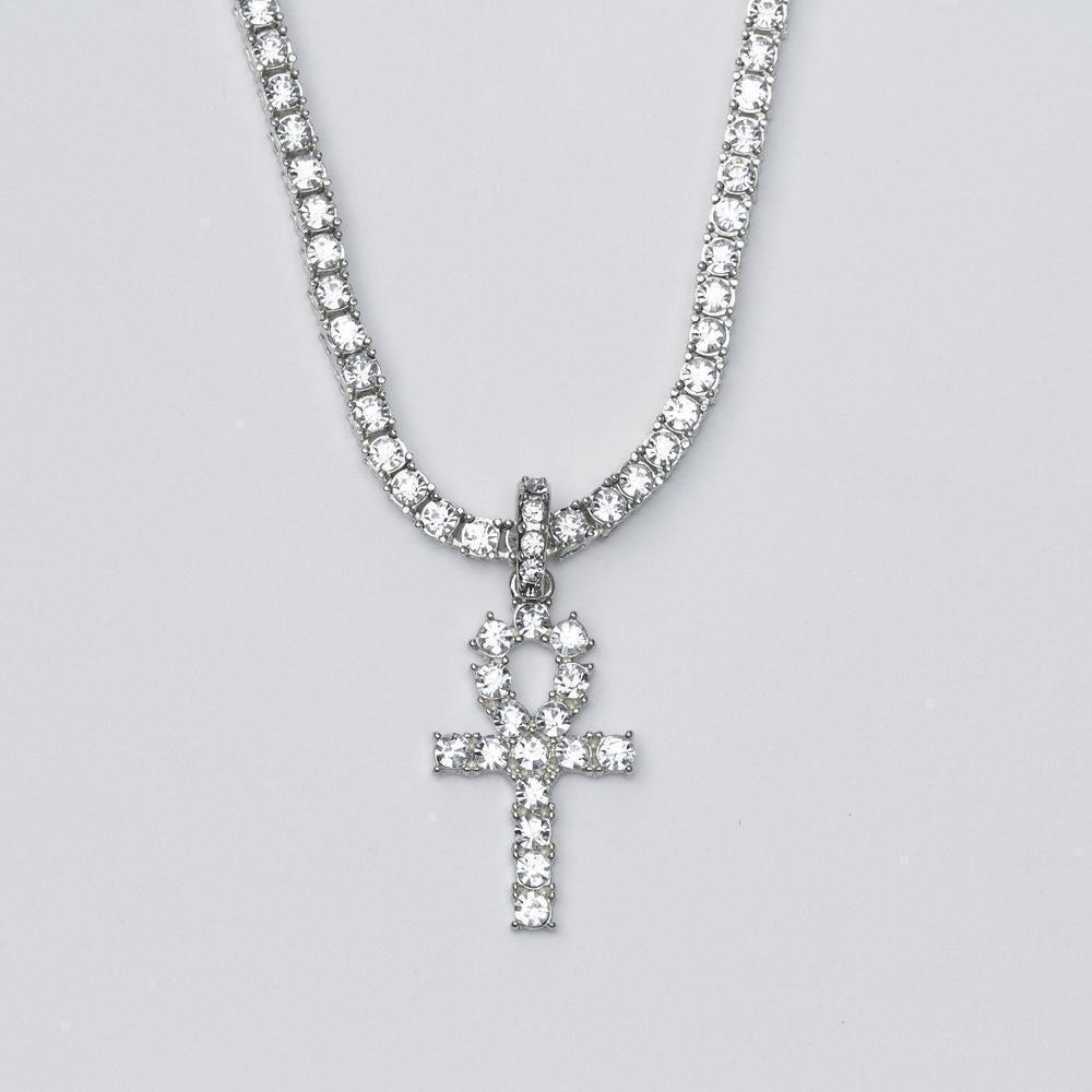 Tennis Chain Ankh Pendant - The Gifted Few