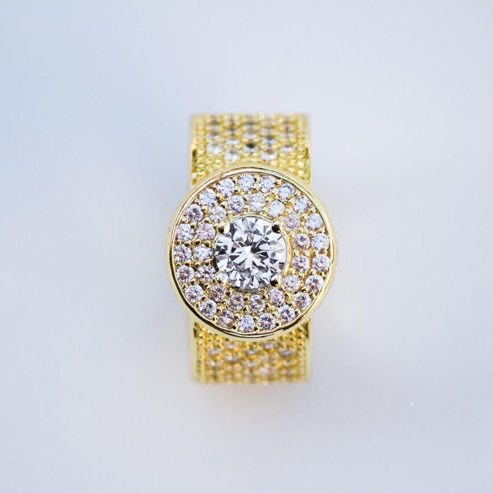 Fully Iced Cluster Ring - The Gifted Few