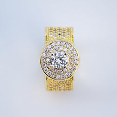 Fully Iced Cluster Ring - The Gifted Few