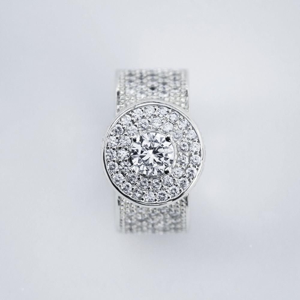 Fully Iced Cluster Ring - The Gifted Few