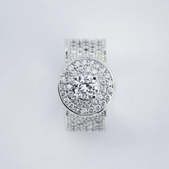 Fully Iced Cluster Ring - The Gifted Few