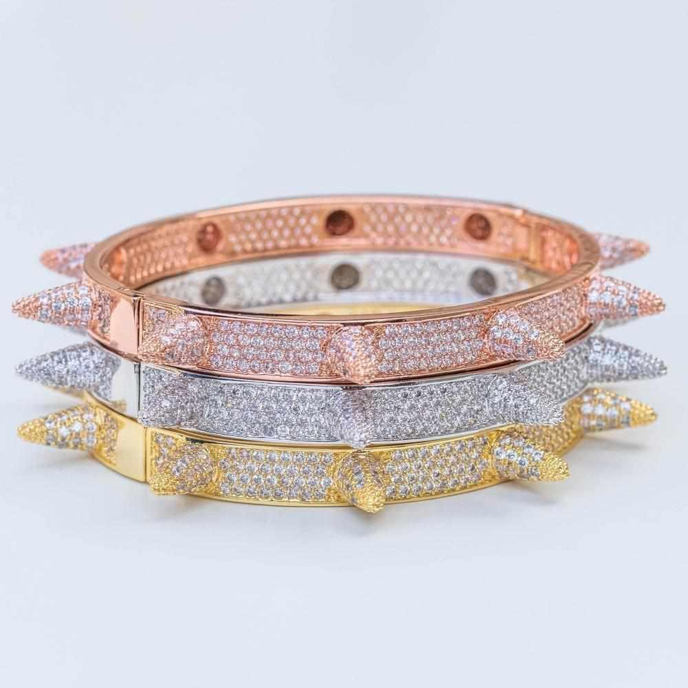 Iced Spike Bangle - The Gifted Few