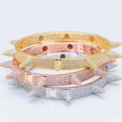 Iced Spike Bangle - The Gifted Few