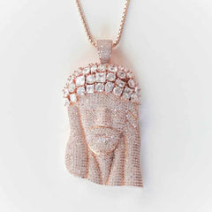 Large Premium Multi Stone Jesus Piece - The Gifted Few