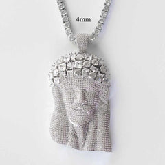 Large Premium Multi Stone Jesus Piece - The Gifted Few