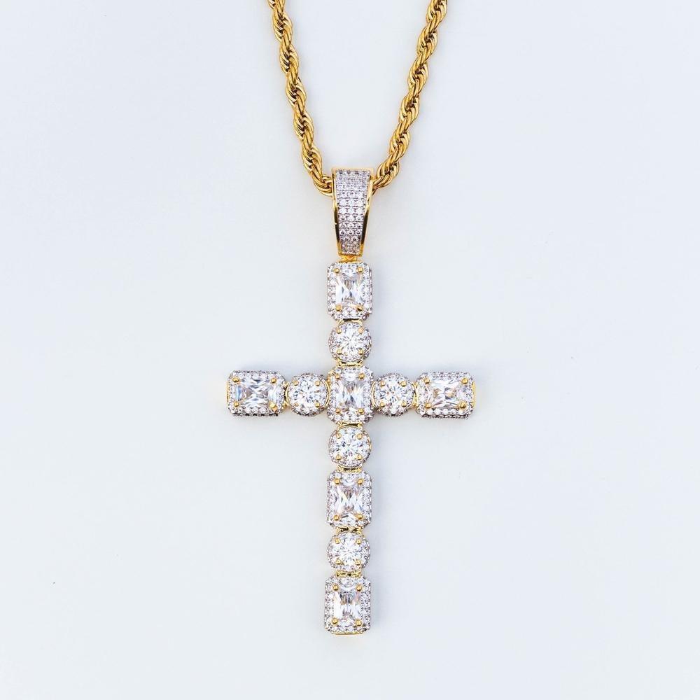 Premium Emerald & Round Cut Cross - The Gifted Few
