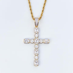 Premium Emerald & Round Cut Cross - The Gifted Few