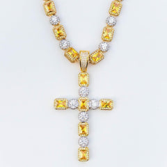 Premium Emerald & Round Cut Cross - The Gifted Few