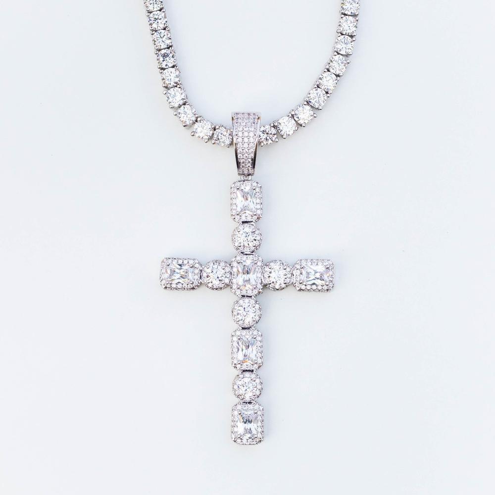 Premium Emerald & Round Cut Cross - The Gifted Few