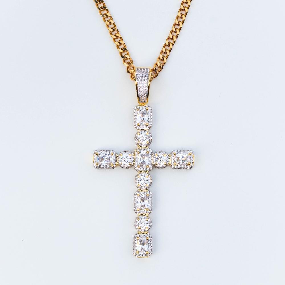 Premium Emerald & Round Cut Cross - The Gifted Few