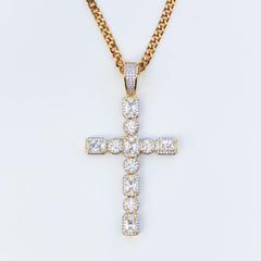 Premium Emerald & Round Cut Cross - The Gifted Few