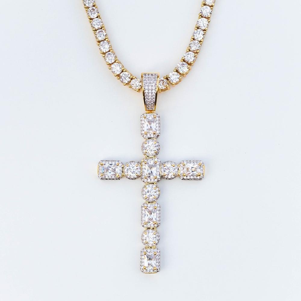 Premium Emerald & Round Cut Cross - The Gifted Few