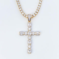 Premium Emerald & Round Cut Cross - The Gifted Few