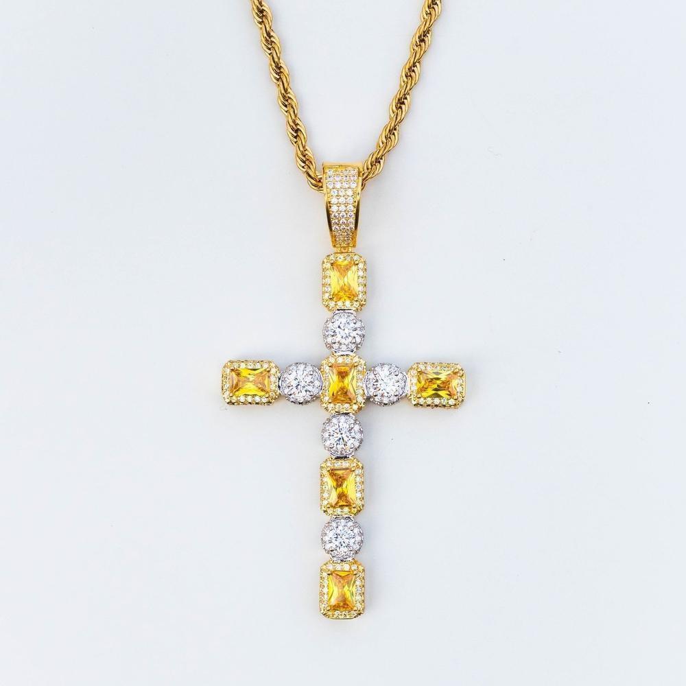 Premium Emerald & Round Cut Cross - The Gifted Few