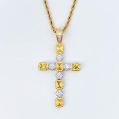 Premium Emerald & Round Cut Cross - The Gifted Few