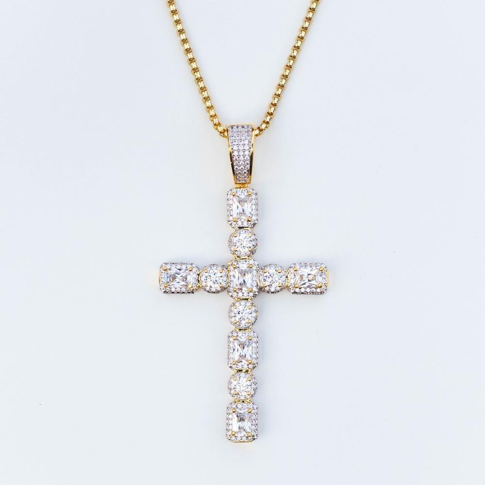 Premium Emerald & Round Cut Cross - The Gifted Few