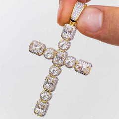 Premium Emerald & Round Cut Cross - The Gifted Few