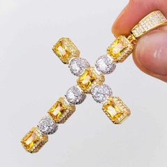 Premium Emerald & Round Cut Cross - The Gifted Few