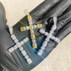 Premium Emerald & Round Cut Cross - The Gifted Few