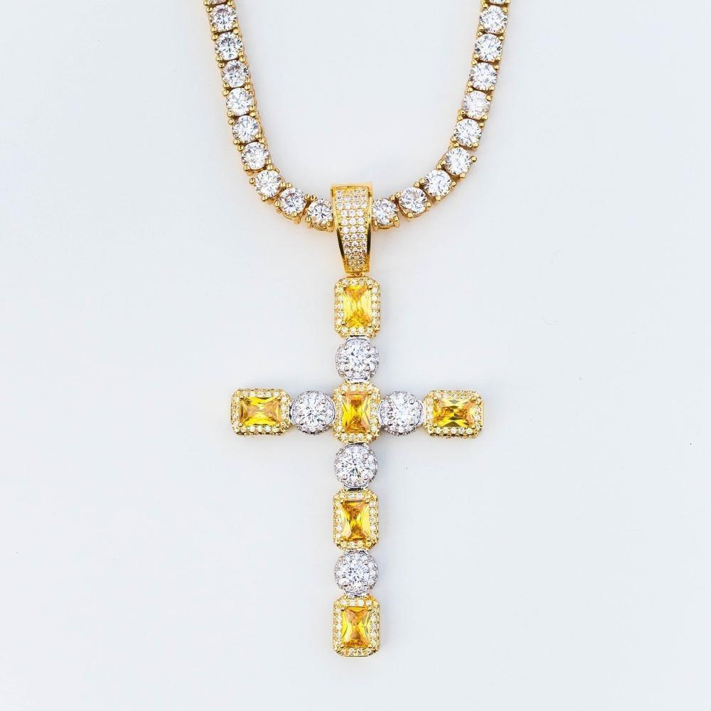 Premium Emerald & Round Cut Cross - The Gifted Few
