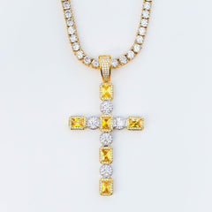 Premium Emerald & Round Cut Cross - The Gifted Few