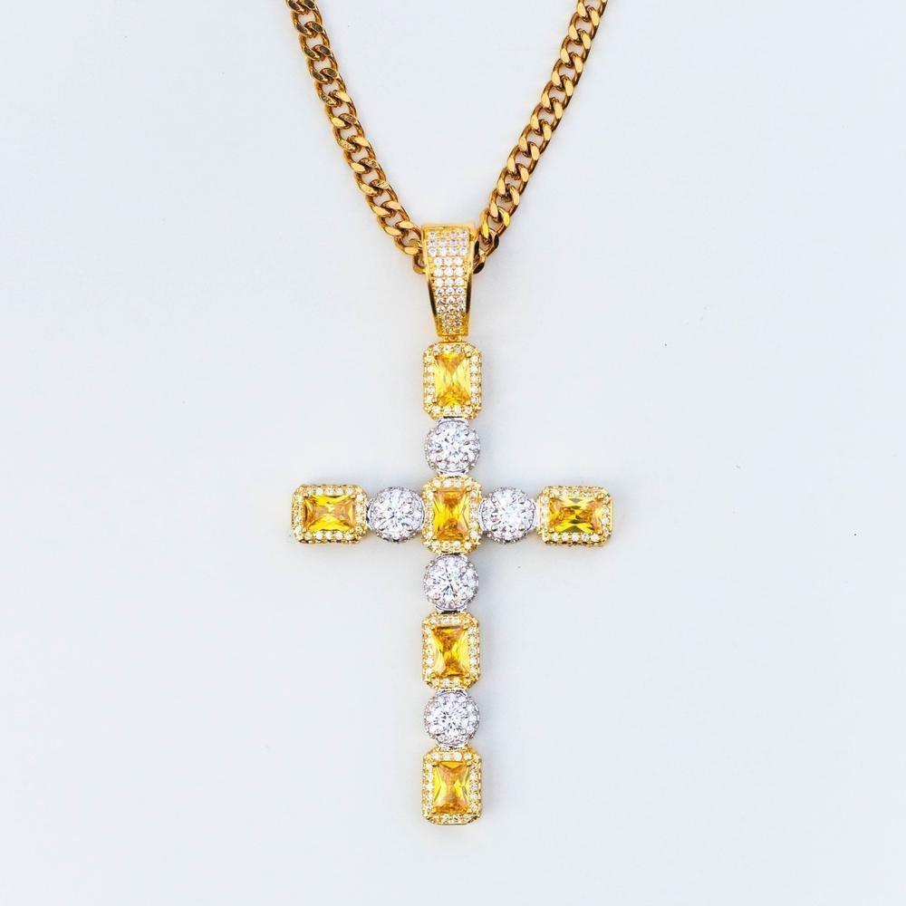 Premium Emerald & Round Cut Cross - The Gifted Few