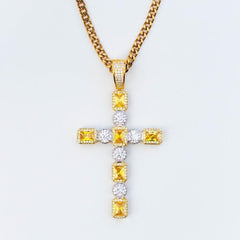 Premium Emerald & Round Cut Cross - The Gifted Few