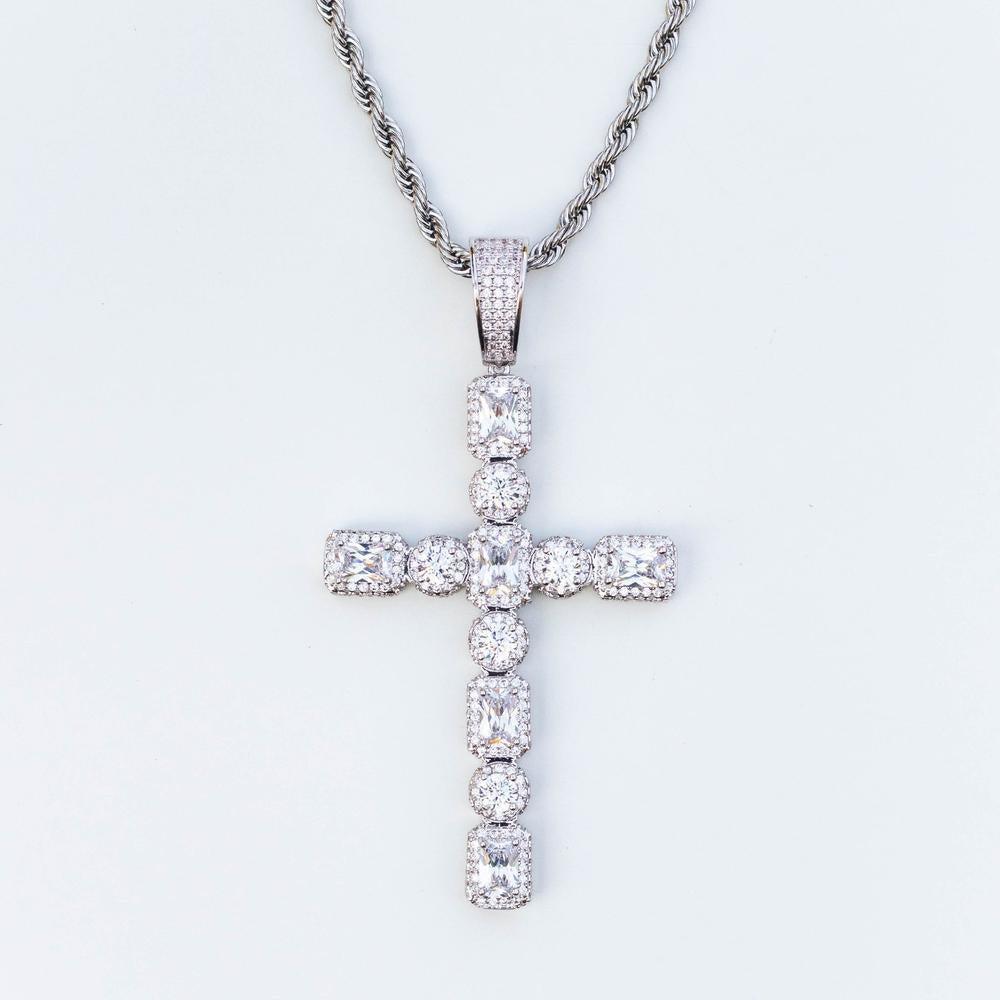 Premium Emerald & Round Cut Cross - The Gifted Few