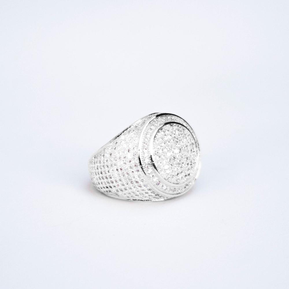 Premium Fully Iced Circle Ring - The Gifted Few