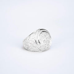 Premium Fully Iced Circle Ring - The Gifted Few
