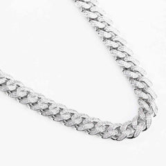 Premium Iced Cuban Necklace - 12mm