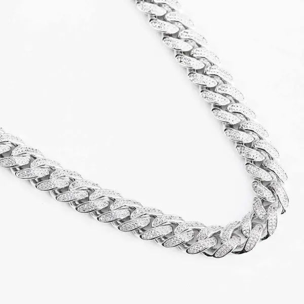 12mm Premium Iced Cuban Chain - The Gifted Few