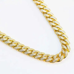 12mm Premium Iced Cuban Chain - The Gifted Few