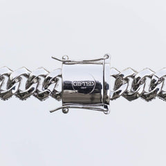 Premium Iced 12mm Straight Edge Cuban Bracelet - The Gifted Few