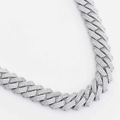 Premium Iced 18mm Straight Edge Cuban Chain - The Gifted Few
