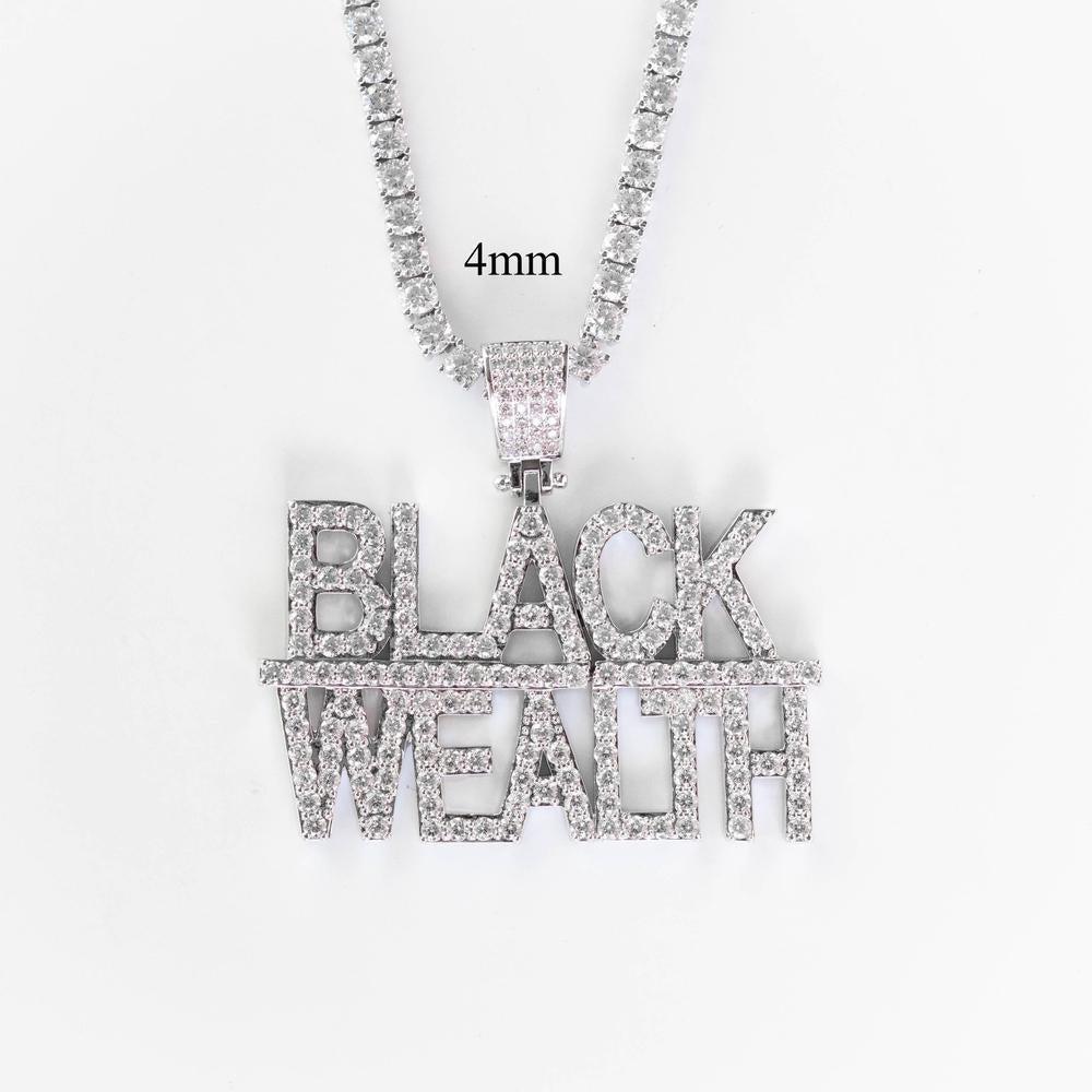 Premium Iced Black Wealth Pendant - The Gifted Few