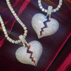 Premium Iced Broken Heart - The Gifted Few