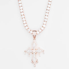 Premium Iced Layered Dripping Cross - The Gifted Few