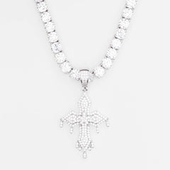 Premium Iced Layered Dripping Cross - The Gifted Few