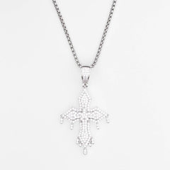 Premium Iced Layered Dripping Cross - The Gifted Few