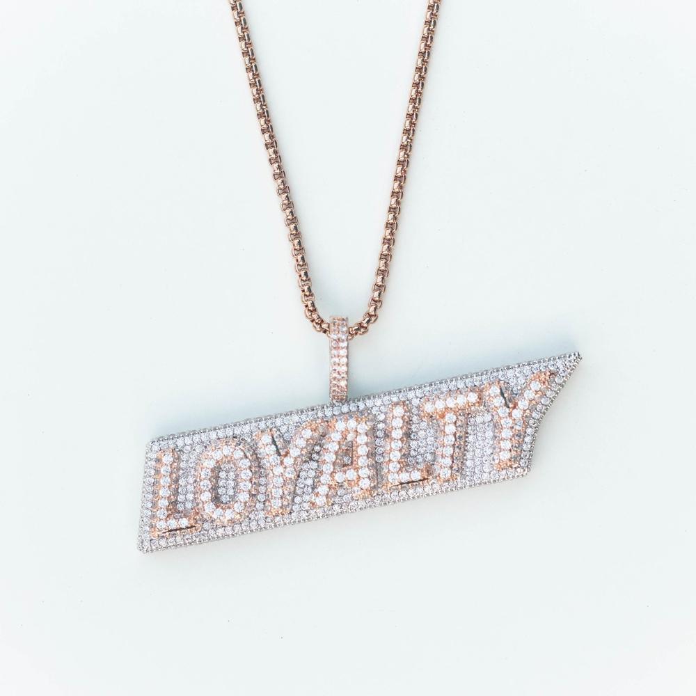 Premium Iced Two-Tone Stacked Loyalty - (Gold/Rose Gold) - The Gifted Few