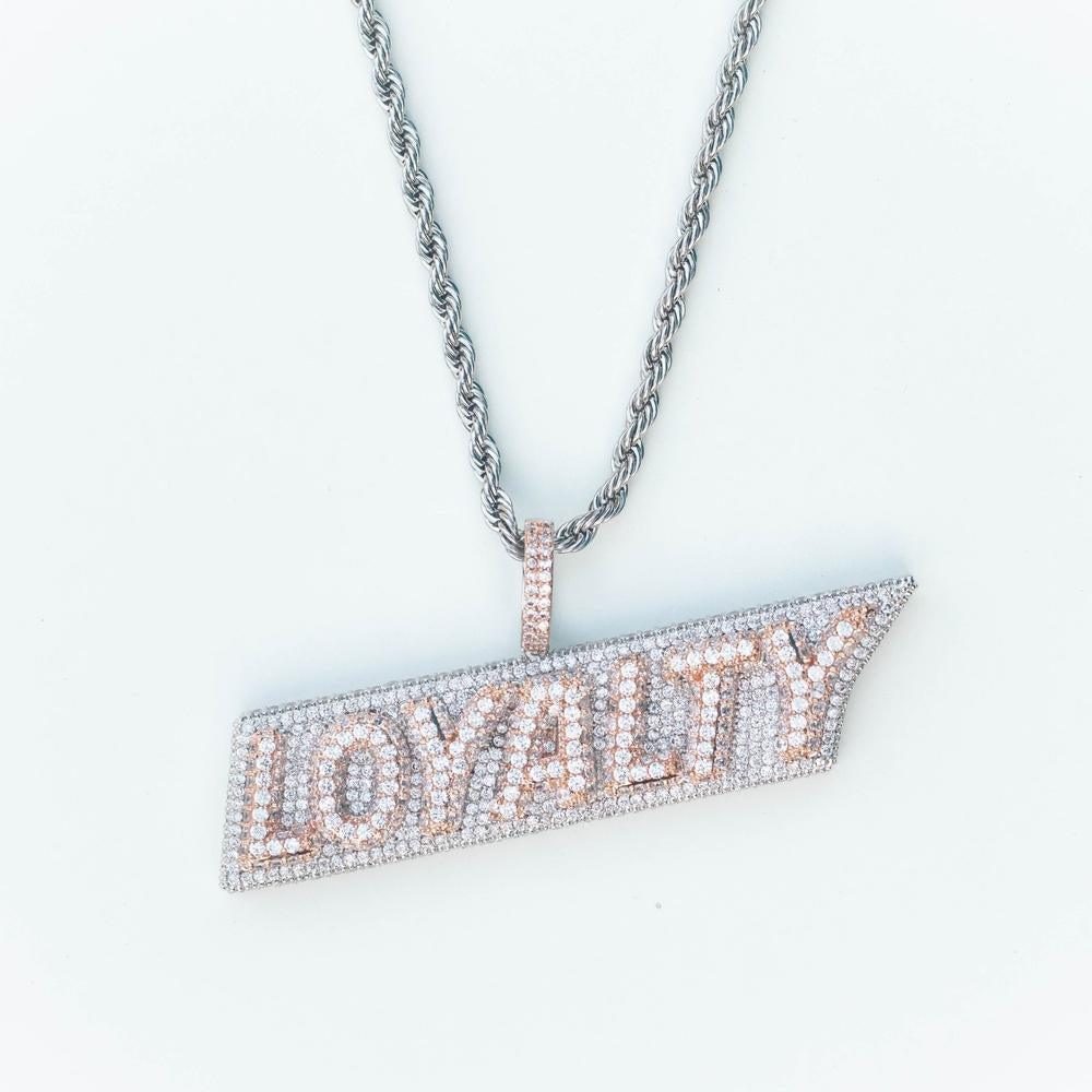 Premium Iced Two-Tone Stacked Loyalty - (Gold/Rose Gold) - The Gifted Few