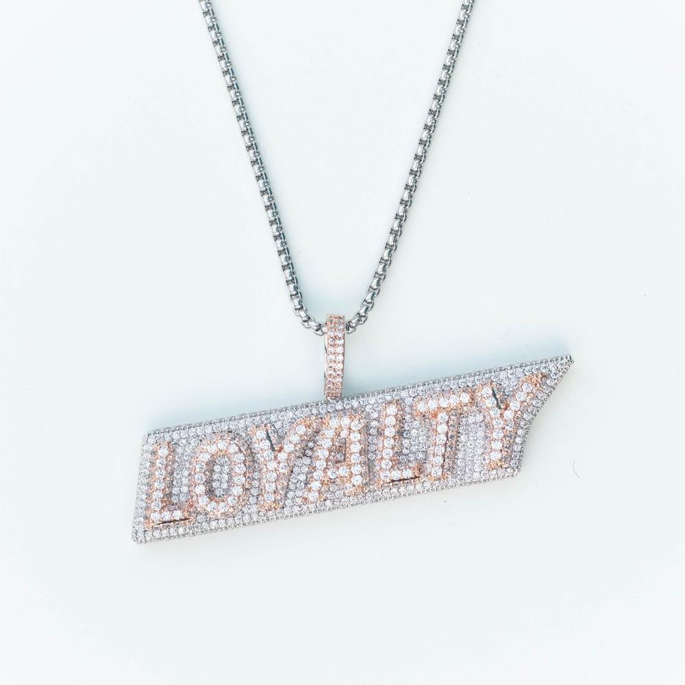 Premium Iced Two-Tone Stacked Loyalty - (Gold/Rose Gold) - The Gifted Few